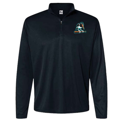 Chesapeake Baysox ADULT Oystercatcher 1/4Zip BLACK