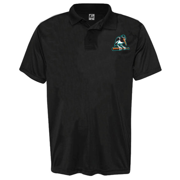 Chesapeake Baysox ADULT Oystercatcher Polo BLACK