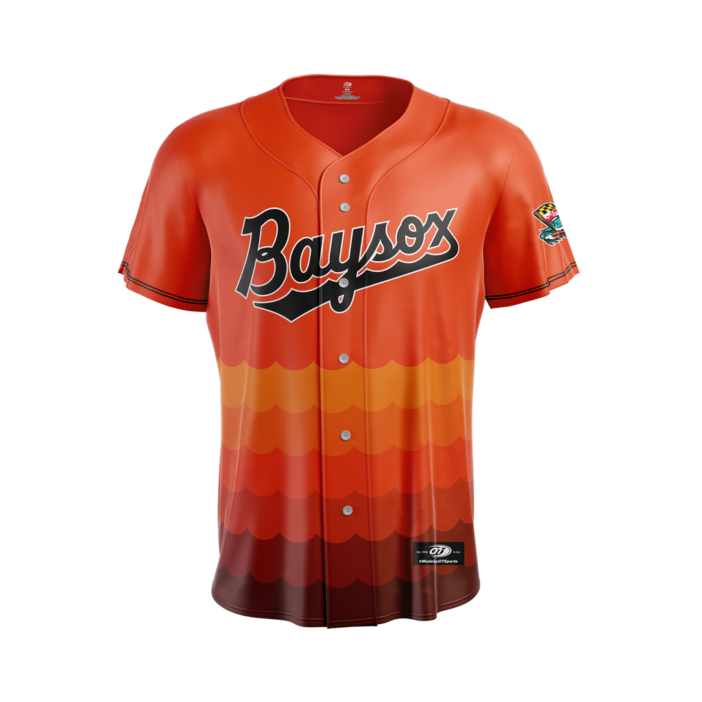 Chesapeake Baysox ADULT Alternate ORANGE Jersey – Chesapeake