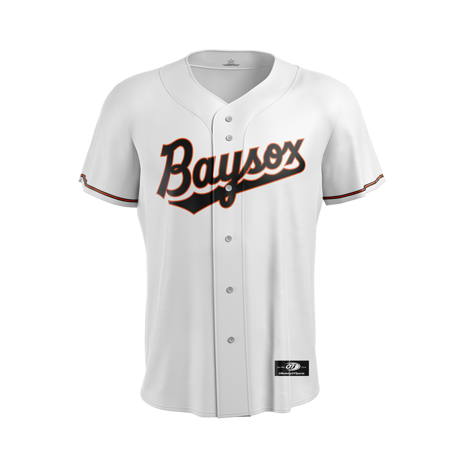 【BAY】 Chesapeake Baysox ADULT Replica Home WHITE Jersey