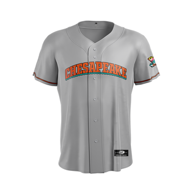 Chesapeake Baysox ADULT Away GRAY Jersey