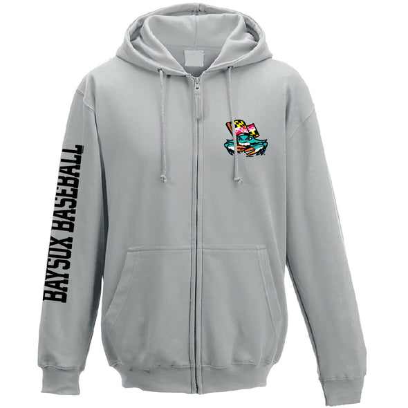 Chesapeake Baysox ADULT Full Zip Crab GRAY