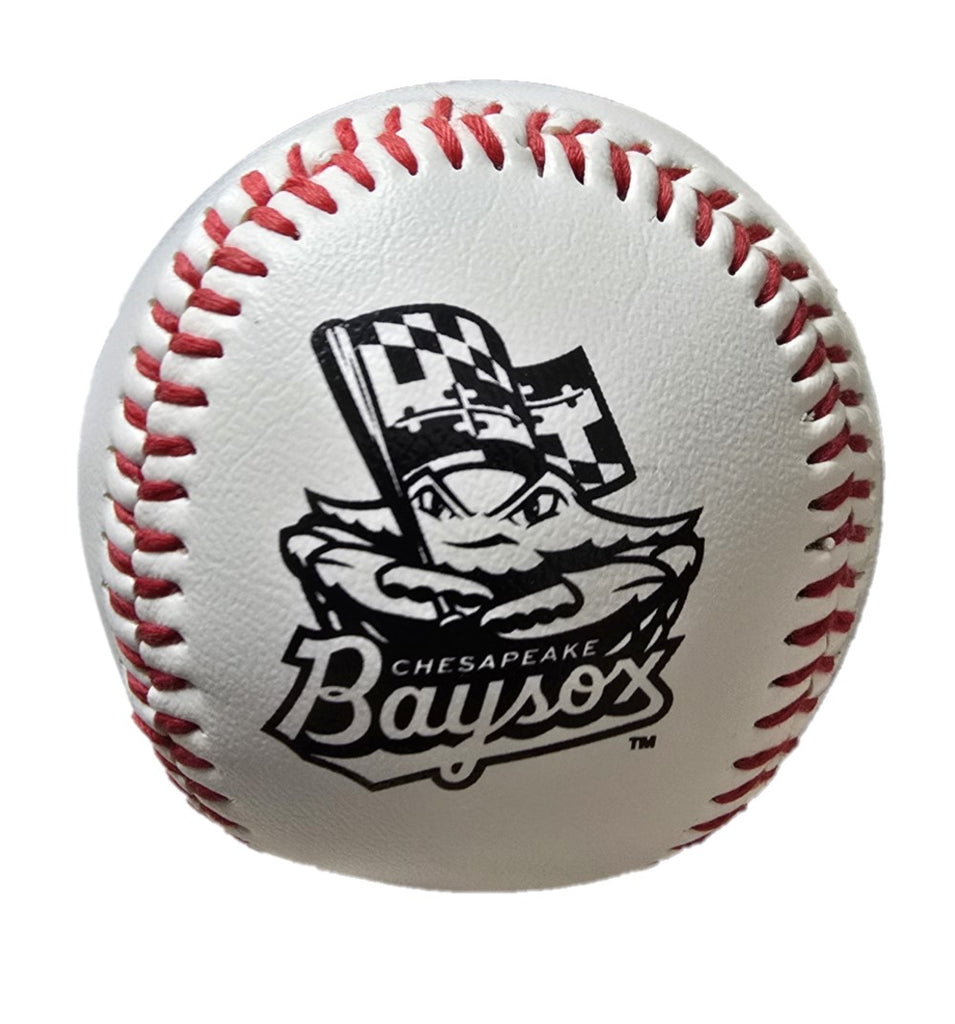 Chesapeake Baysox Primary Logo WHITE Baseball – Chesapeake Baysox