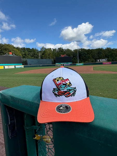 Chesapeake Baysox ADULT Replica CRAB Hat – Chesapeake Baysox
