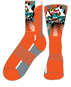 Chesapeake Baysox SOCKS Kapow