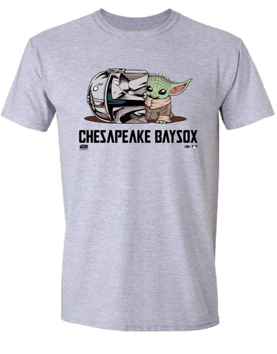 Chesapeake Baysox ADULT Star Wars Gorgu GRAY