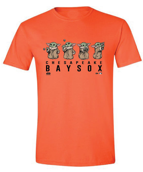 Chesapeake Baysox YOUTH Star Wars Gorgu ORANGE