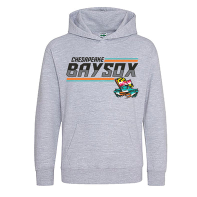 Chesapeake Baysox YOUTH Hooded Wynder GRAY