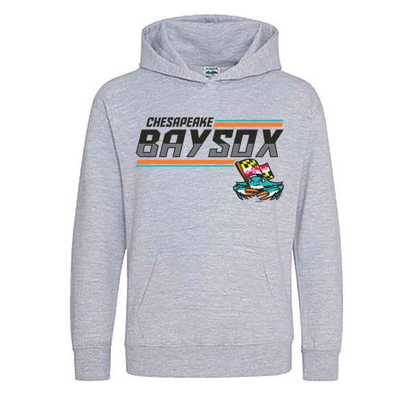 Chesapeake Baysox YOUTH Hooded Wynder GRAY